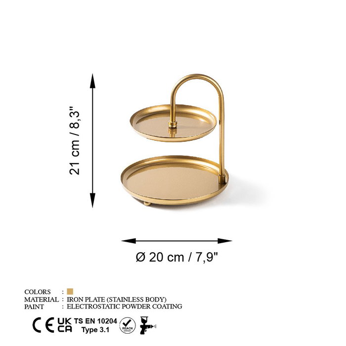 Aberto Design Kormen-B - Gold